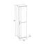 Aurelia 10-Shelf Shoe Storage Cabinet with Mirrored Door