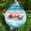 Holiday Splendor 3.5'' Handmade Glass Ball Ornament