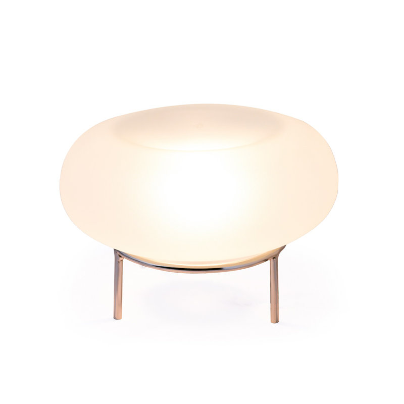 Lampe en verre avec abat-jour en verre