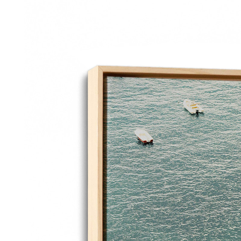 Impression sur toile Summer Escape, H 20,75 po x l 30,75 po x P 1,75 po, Érable américain encadré, 1