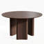 Ensemble de table de salle à manger 52 "en bois massif avec 6 chaises de salle à manger rembourrées Fabirc-2058892550-2058892551