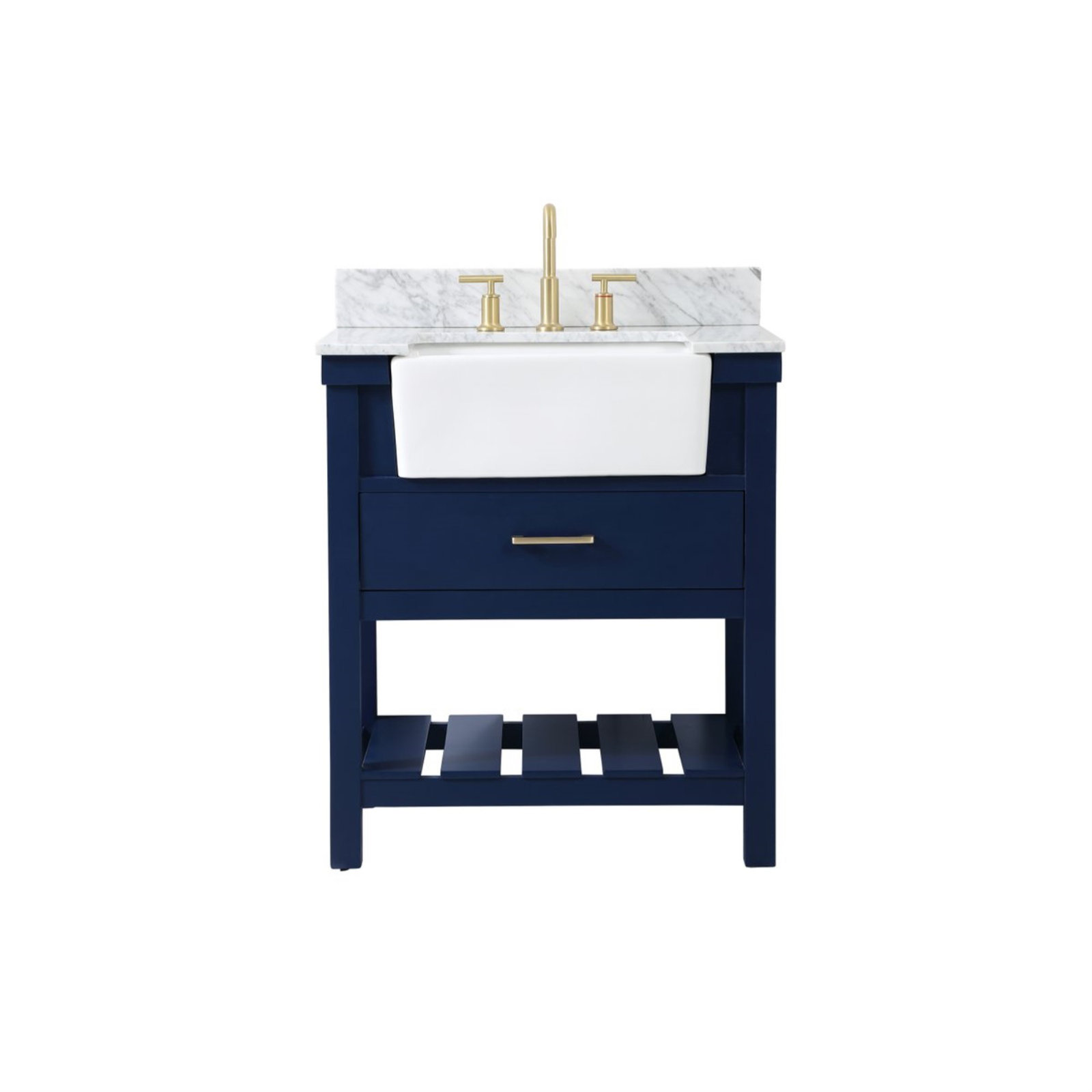 Pelaghia 30'' Single Bathroom Vanity, Blue