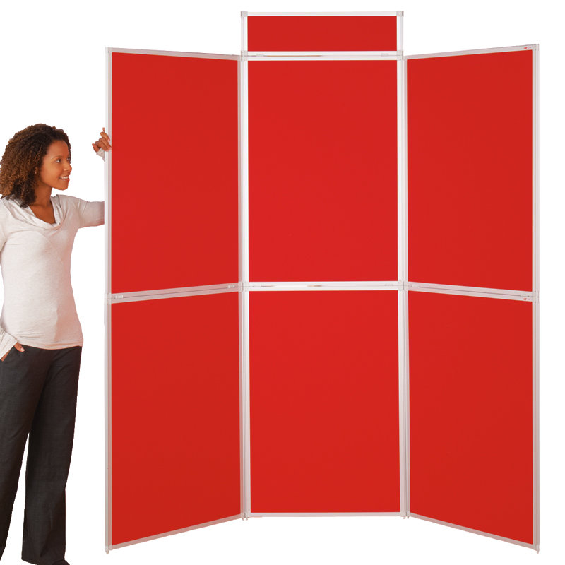 Free-Standing Bulletin Board, 200cm H x 210cm W, Emerald Green