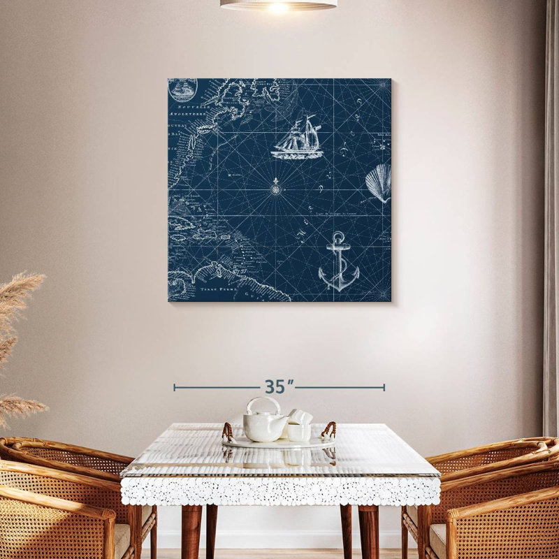 Aletra Nautical Blues, 36" H x 36" W