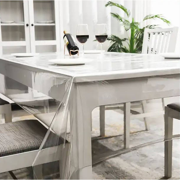 VEVOR Rectangle Plastic / Acrylic Table Protector | Wayfair