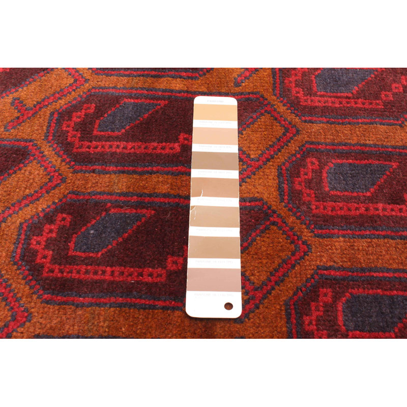 Tapis brun Teimani 2 pi 10 po x 4 pi 10 po
