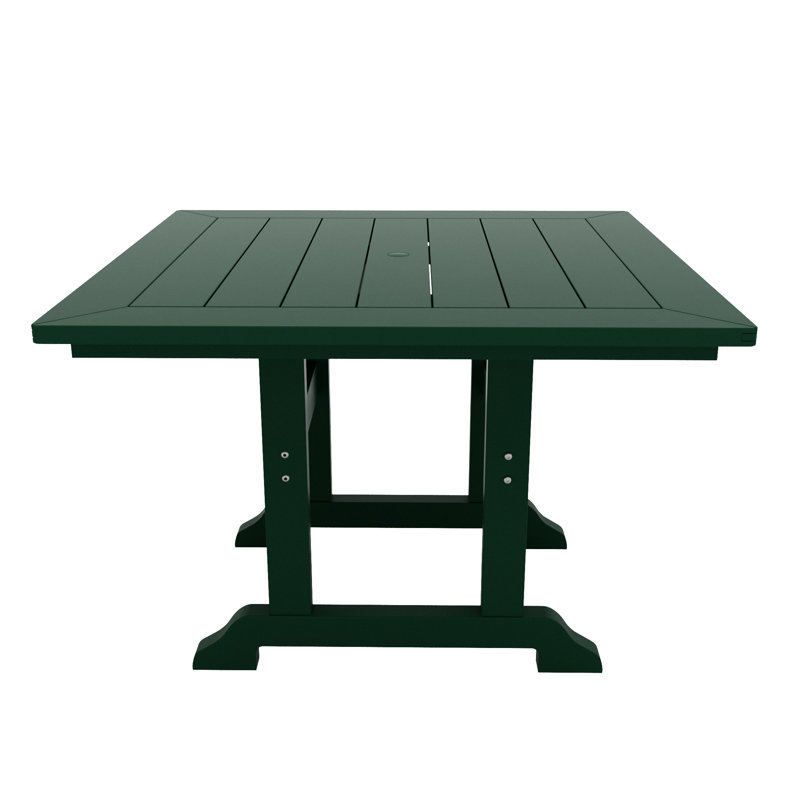 Table de salle à manger Laguna, Vert foncé