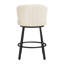Tabourets de bar pivotants modernes avec structure en métal-778331675-778331674