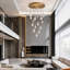Lustre en cristal avec longueur réglable-1033648623