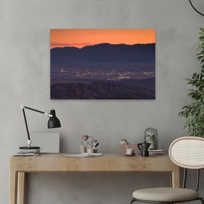 Coachella Valley And Palm Springs From Key's View Joshua Tree National Park California Usa Abstract Contemporary Architecture City Art