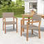 Ensemble de 2 chaises de salle à manger d'extérieur