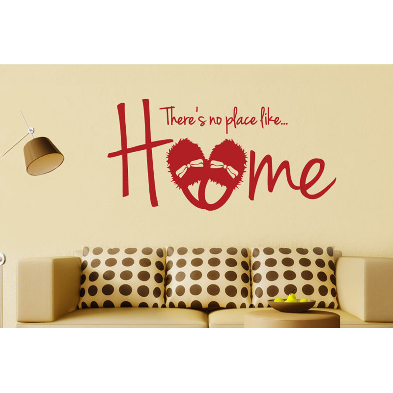 Non-Wall Damaging Wall Decal, Large, Dark Red