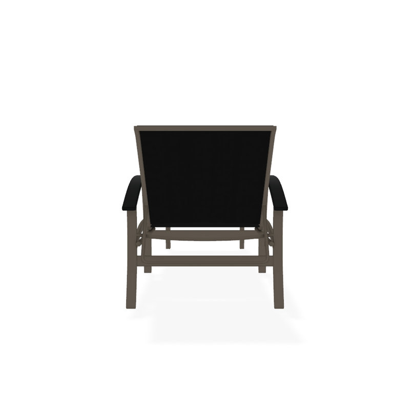 Belle Isle Outdoor Chaise Lounge, Classic Graphite P30, Black 5D Sunbrella®, Textured Kona