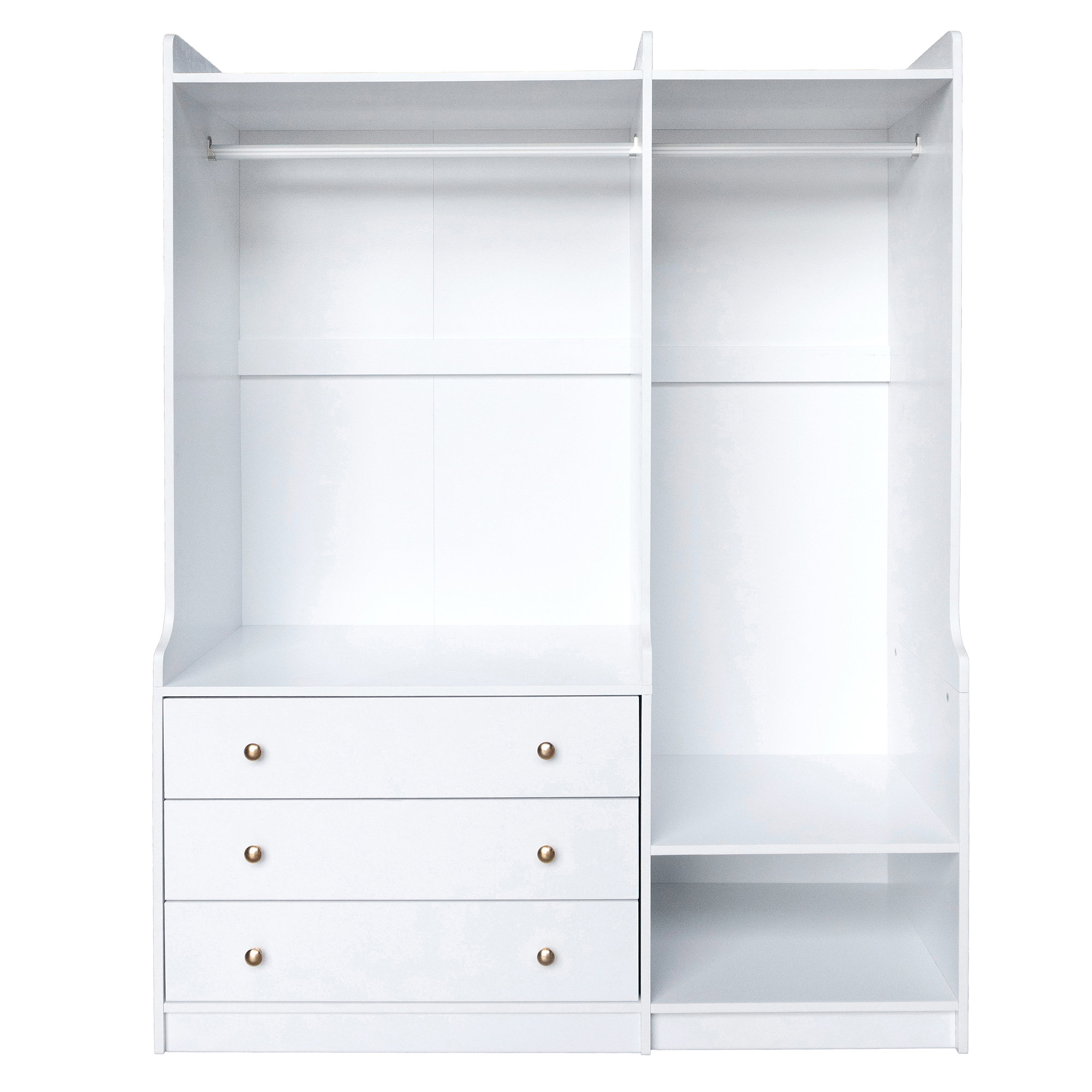 Latitude Run® Closet System With 3 Drawers | Wayfair