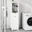 Armoire de trieuse à lessive blanche Space