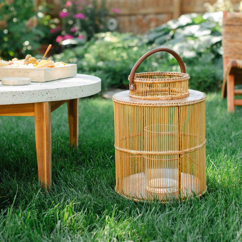 Lanterne en bois haute Liana