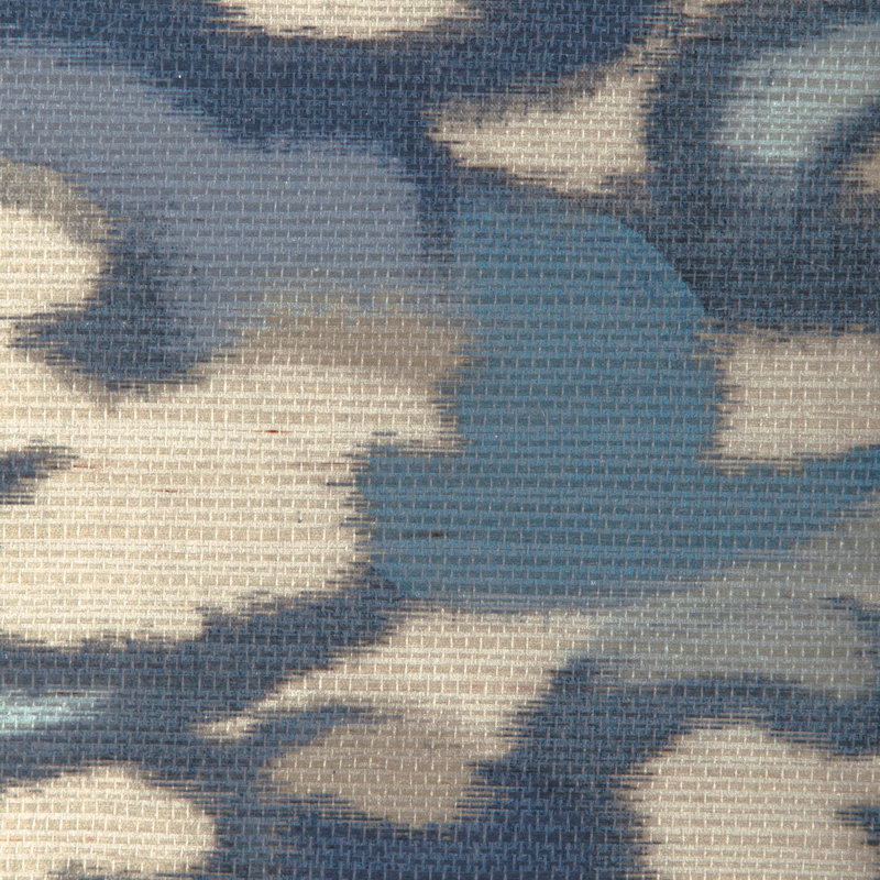 Celeste Stratus Abstract Cellulose Blend Roll, Sky/Lapis