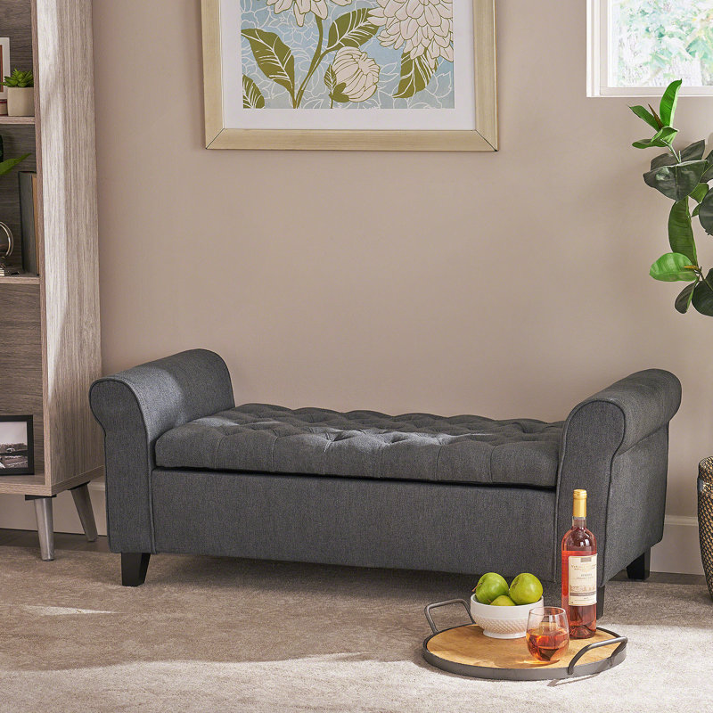 BANC DE RANGEMENT, Noir