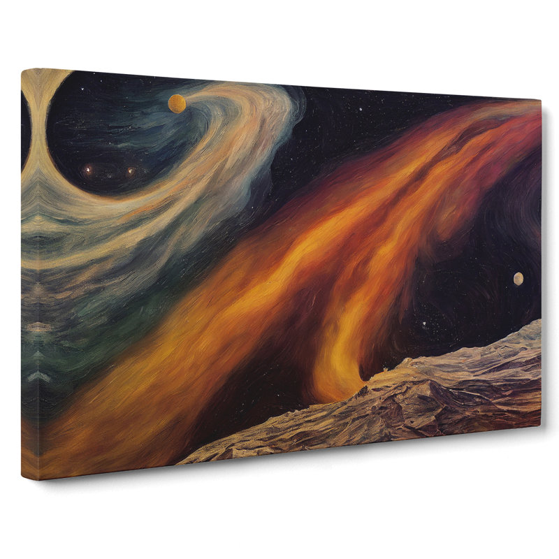 The Cosmos - Wrapped Canvas, 35cm H x 50cm W x 3cm D