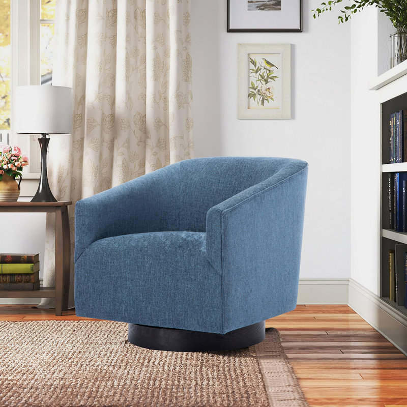 Chaise pivotante Garland, Bleu