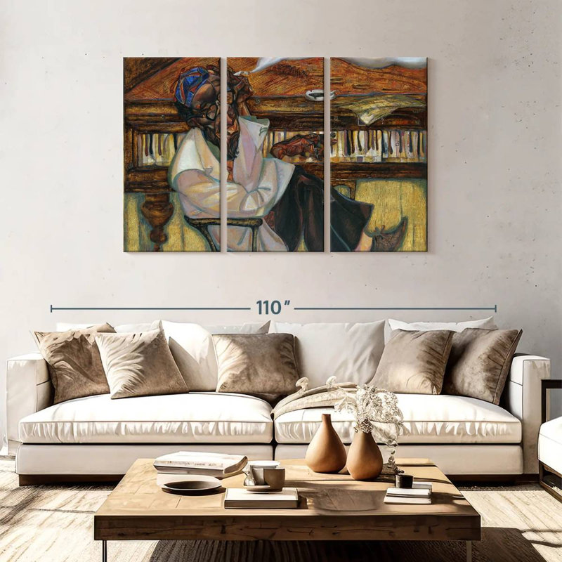 Abarca Thelonious Monk, 48" H x 74" W