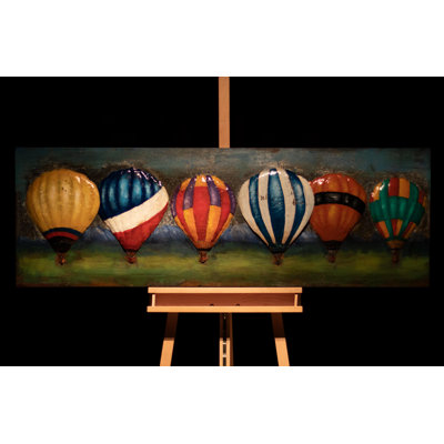 Colorful Flight Photographic Print on Metal