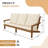 78.74'' Wide Wood Patio Sofa with Cushions