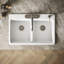 Riverby® 33" Top-Mount Double-Bowl Workstation Kitchen Sink-1780652430