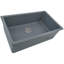 Ruvati 18'' W Single Bowl Fireclay Kitchen Sink-1882546548