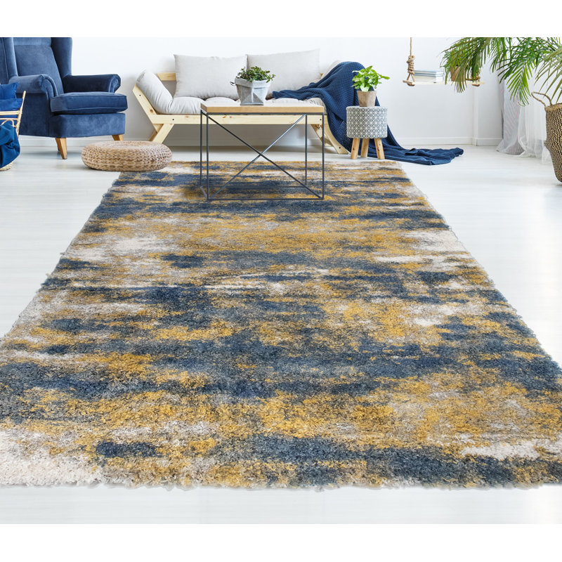 Alban Performance Abstract Indoor Rug, Rectangle 6'6" x 9'6"