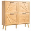 Armoire à chaussures 41,7 po en bois de grange-1239036886