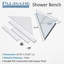 Banc de douche en vinyle Palisade-287518787