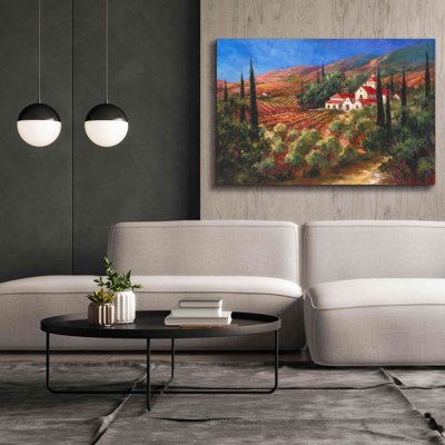 Epic Graffiti 'Tuscan Monastery' By Art Fronckowia " Tuscan Monastery " by Art Fronckowiak Painting Print