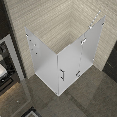 Avalux GS 34" x 72" Rectangle Hinged Shower Enclosure