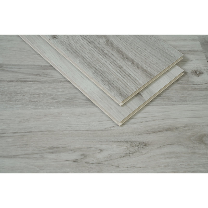 Luxury Vinyl Flooring 7 x 48 x 7mm 20 mil, Weathered Gray