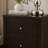 Garrett Cappuccino 2-Drawer Rectangular Nightstand