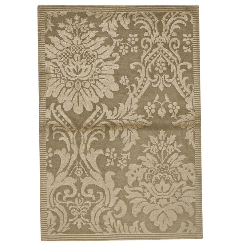 Damask Area Rug