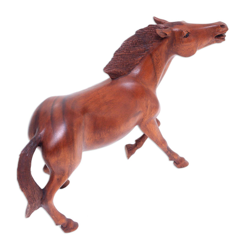 Statue en bois Eyal Wild and Free