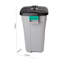 Plastic Manual Lift Kitchen Trash Can - 90L