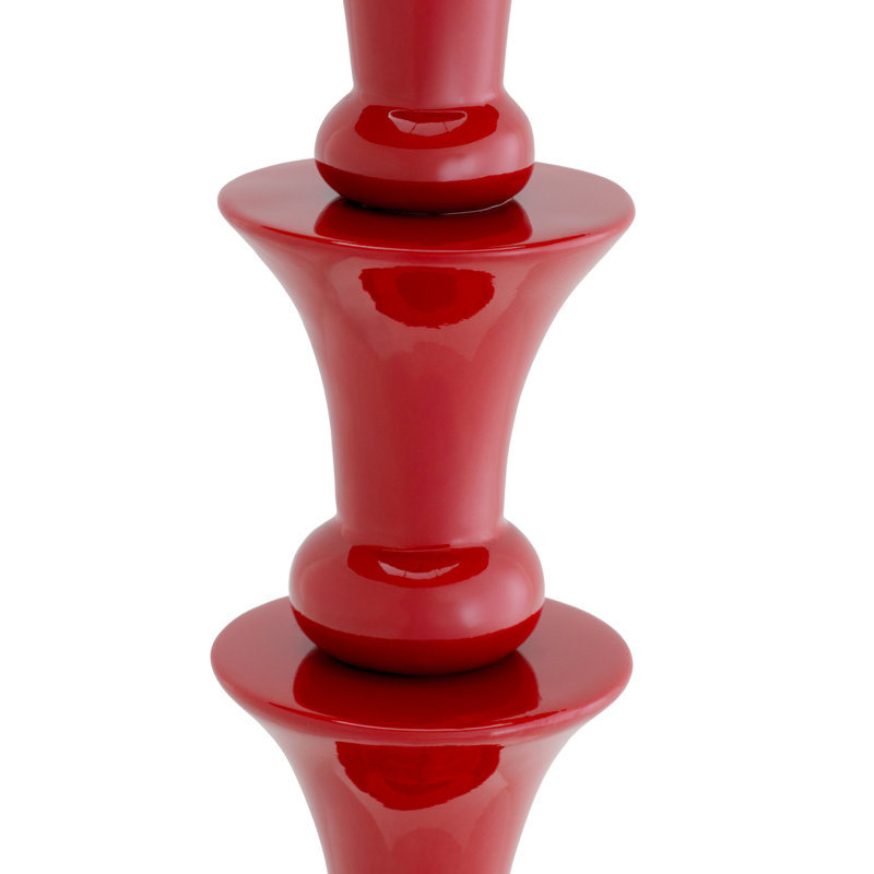 Arabella Table Lamp, Bordeaux Red, Red