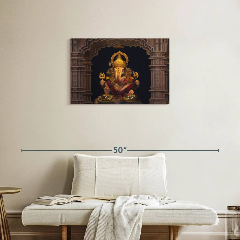 Ganesh Statue, 20" H x 30" W