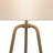 Gio 25.5" Tall Table Lamp with Fabric Shade in Brass/White-1483156534