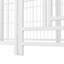 Parc pour chien 32 panneaux 8 pouces en métal 32 pouces, enclos d'exercice pliable robuste avec portes pour grands, moyens et petits chiens, intérieur / extérieur-1916942814-1916942816