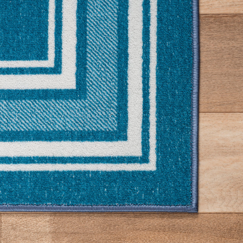 Tapis d'atterrissage Hewish, Bleu