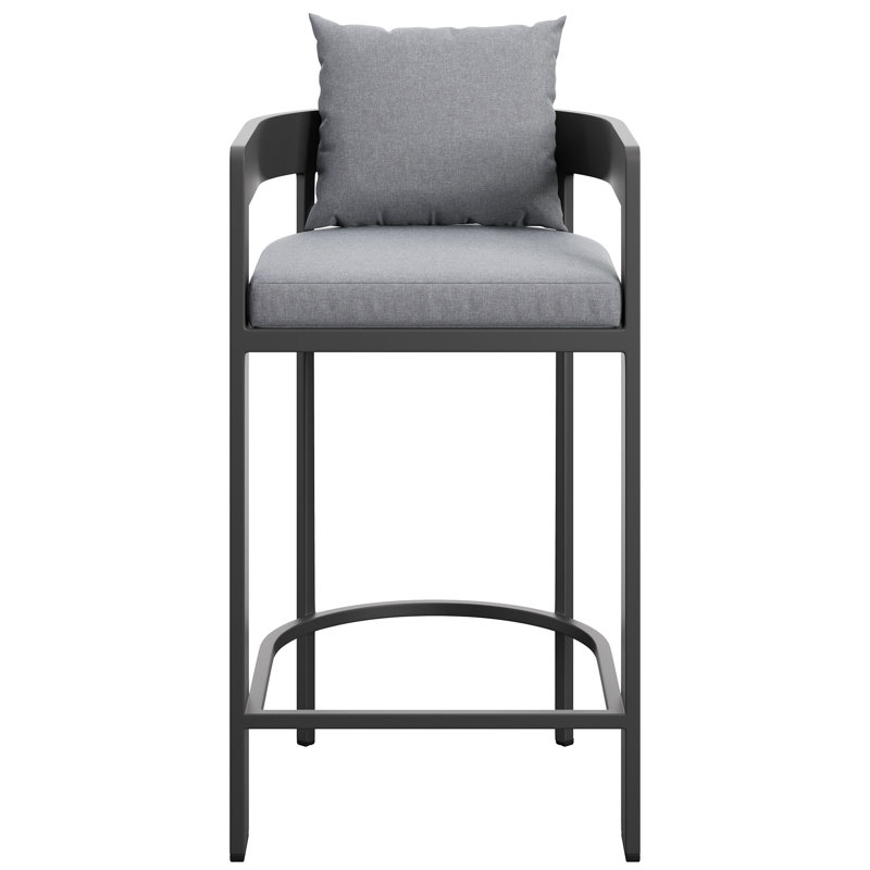 Chaise de bar Tahoe, 30.5", Gris