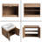  Vowar 48'' Wall-Mounted Single Bathroom Vanity With Resin Vanity Top