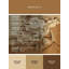 Tapis moelleux traditionnel moelleux au look traditionnel rétro brun - reliure beige-2001869291