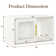 Adavia Single Stackable Bookcase with Acrylic Sliding Door