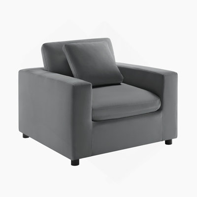 Fauteuil moderne - gris anthracite