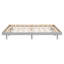 Base de lit plateforme flottante de conception moderne de couleur grise-129892453